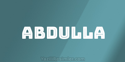 ABDULLA