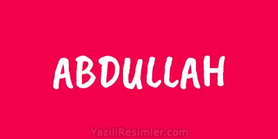 ABDULLAH