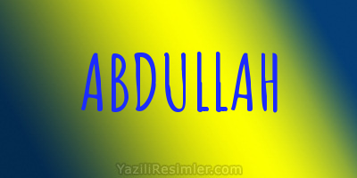 ABDULLAH
