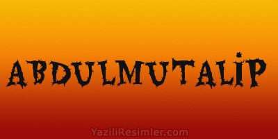 ABDULMUTALİP