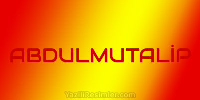 ABDULMUTALİP