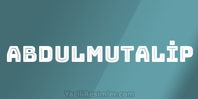 ABDULMUTALİP