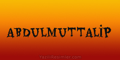 ABDULMUTTALİP