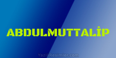 ABDULMUTTALİP