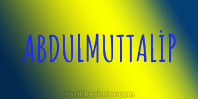 ABDULMUTTALİP