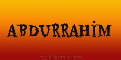 ABDURRAHİM