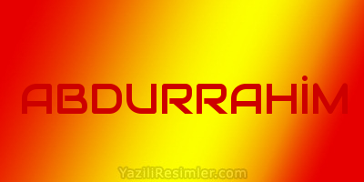 ABDURRAHİM