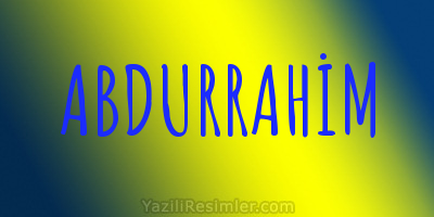 ABDURRAHİM