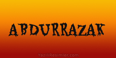 ABDURRAZAK