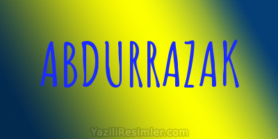 ABDURRAZAK