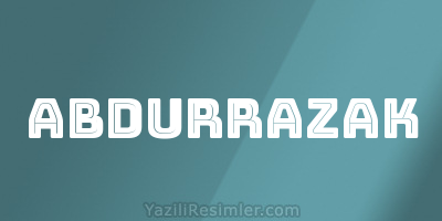 ABDURRAZAK