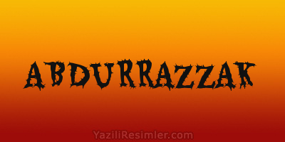 ABDURRAZZAK