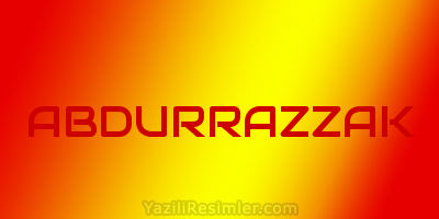 ABDURRAZZAK