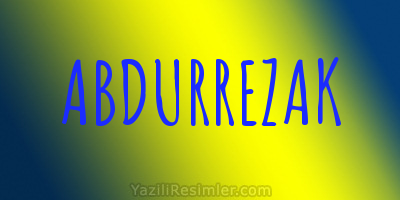 ABDURREZAK