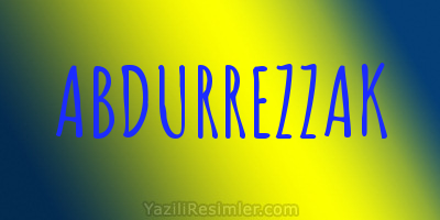 ABDURREZZAK