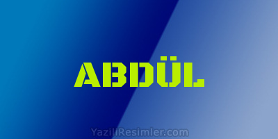 ABDÜL