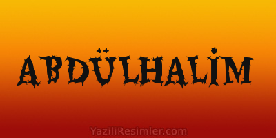 ABDÜLHALİM