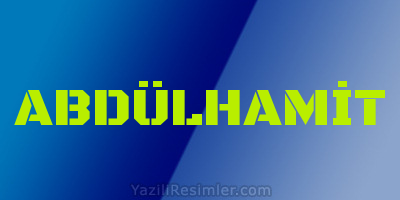 ABDÜLHAMİT