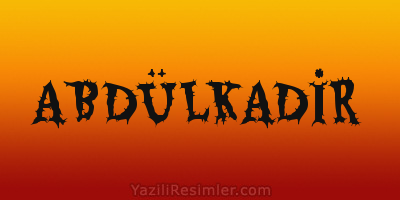 ABDÜLKADİR