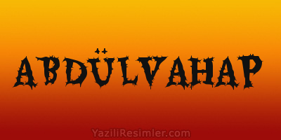 ABDÜLVAHAP