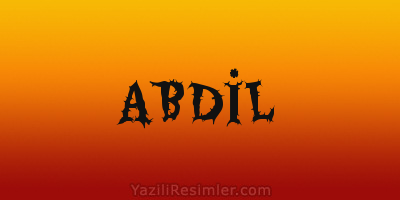 ABDİL