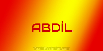 ABDİL