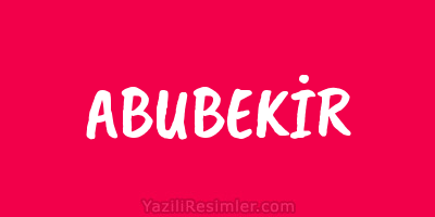 ABUBEKİR