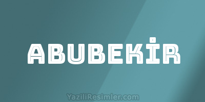 ABUBEKİR