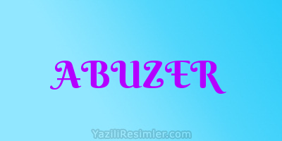 ABUZER