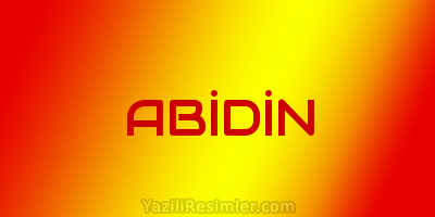 ABİDİN