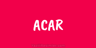 ACAR