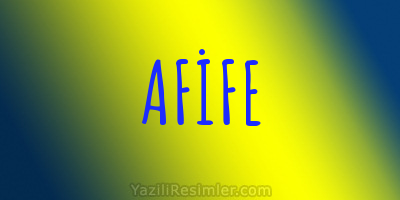 AFİFE