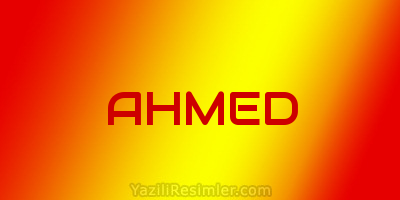 AHMED