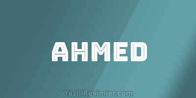 AHMED