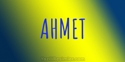 AHMET