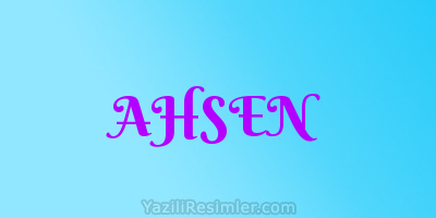 AHSEN