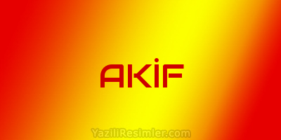 AKİF