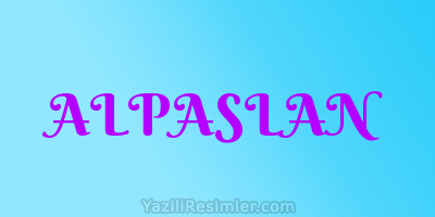 ALPASLAN