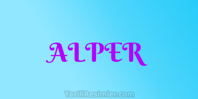 ALPER