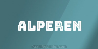 ALPEREN