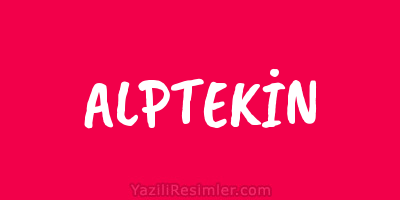 ALPTEKİN