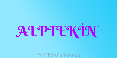 ALPTEKİN