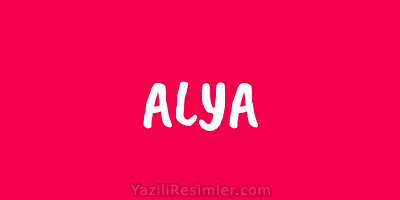 ALYA