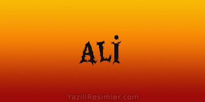 ALİ