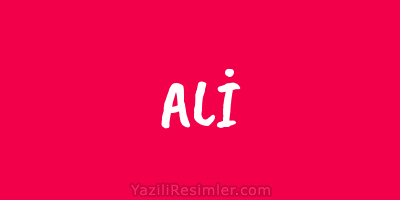 ALİ