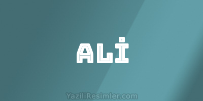 ALİ