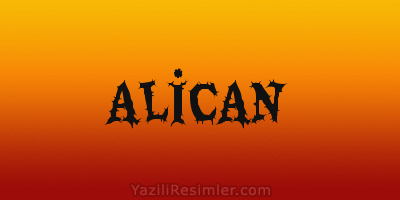 ALİCAN