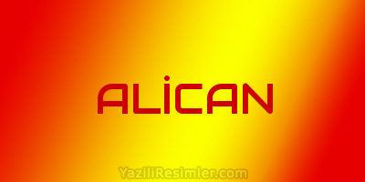 ALİCAN