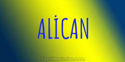 ALİCAN