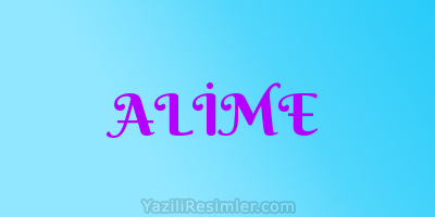 ALİME